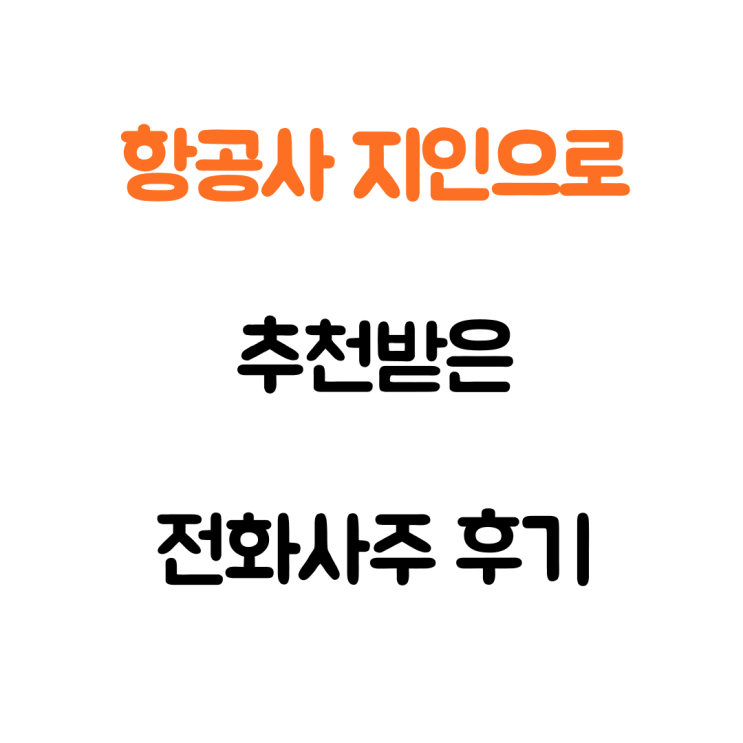  (내돈 내산) 쾌도난마 선생님 ㅣ항공사 지인이 추천한 친절한 전화 사주 후기