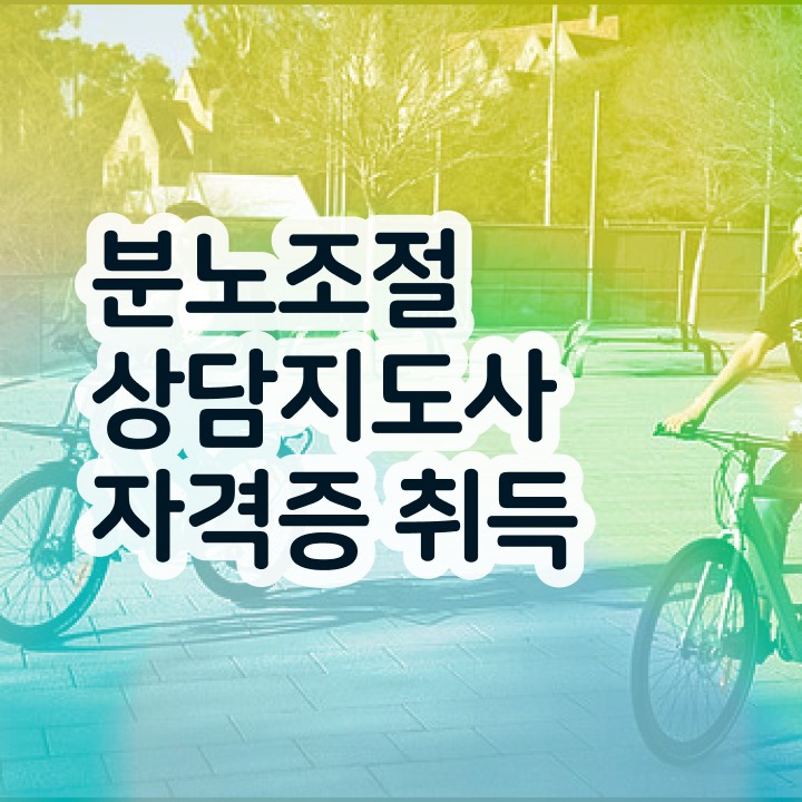  유아 분노조절장애 한달 만에 분노조절상담지도사자격증 취득한 노하우