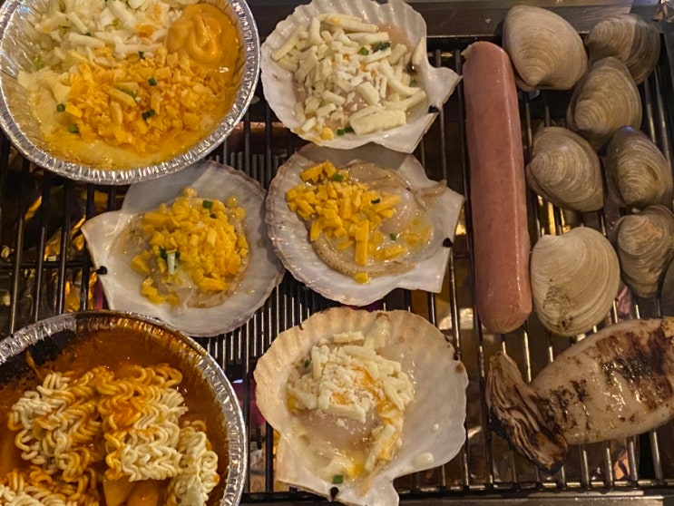  부천 맛집 하와이조개, 부천역 주차 가능한 조용한 술집