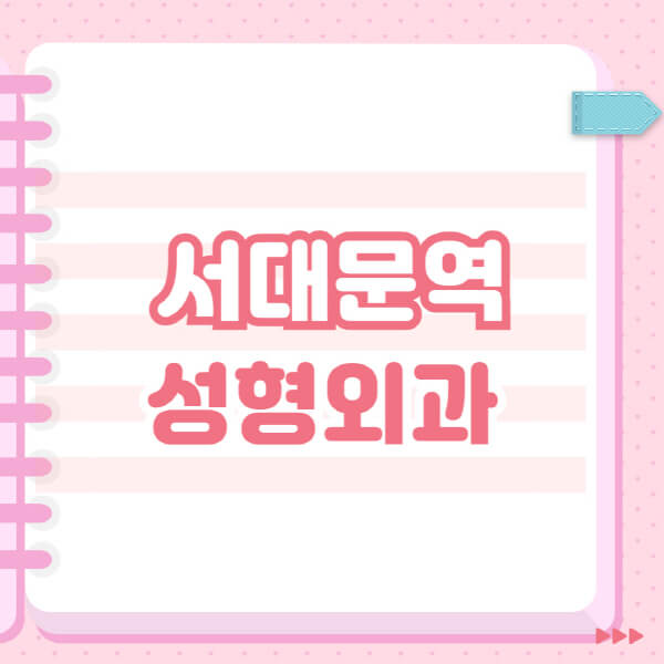  서대문역 성형외과, 유명한 잘하는 곳과 블랙리스트 공개!