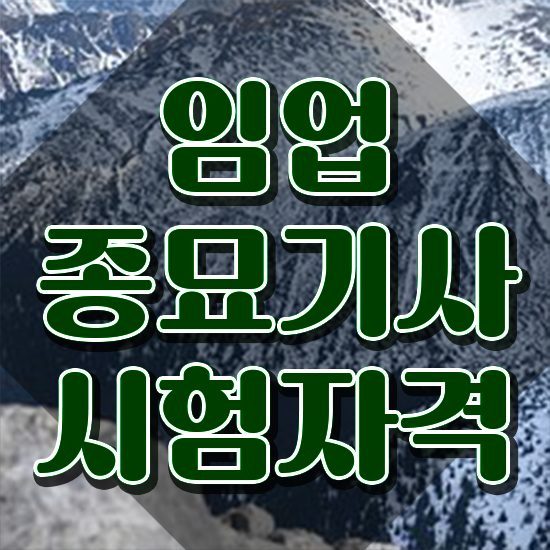  임업종묘기사 응시자격 온라인으로 간단하게 끝낸 노하우