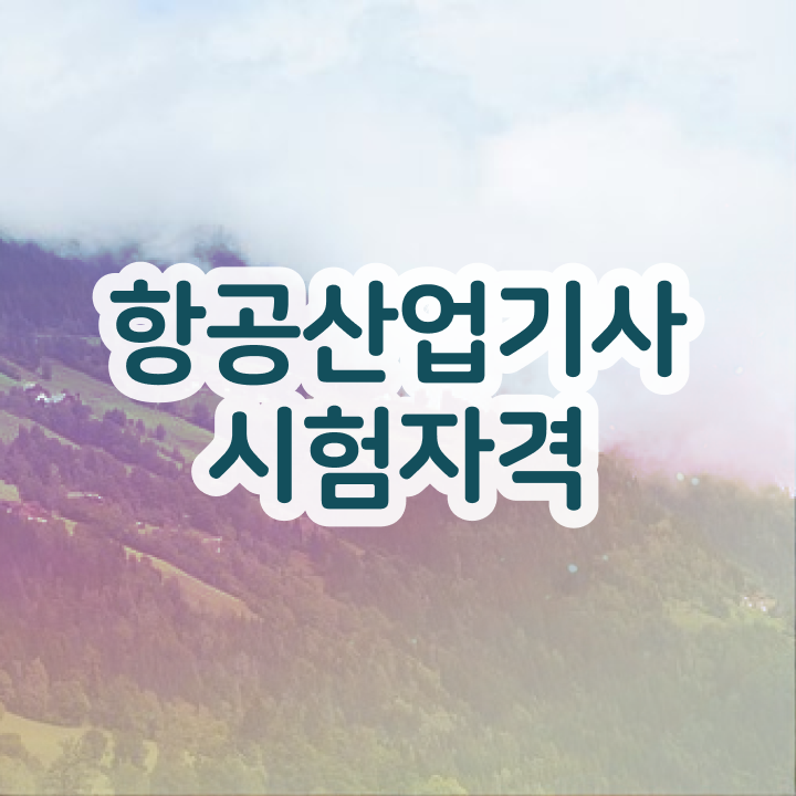  항공산업기사 필기 합격 항공산업기사 응시조건 인강만 듣고 반 년만에 준비한 전략