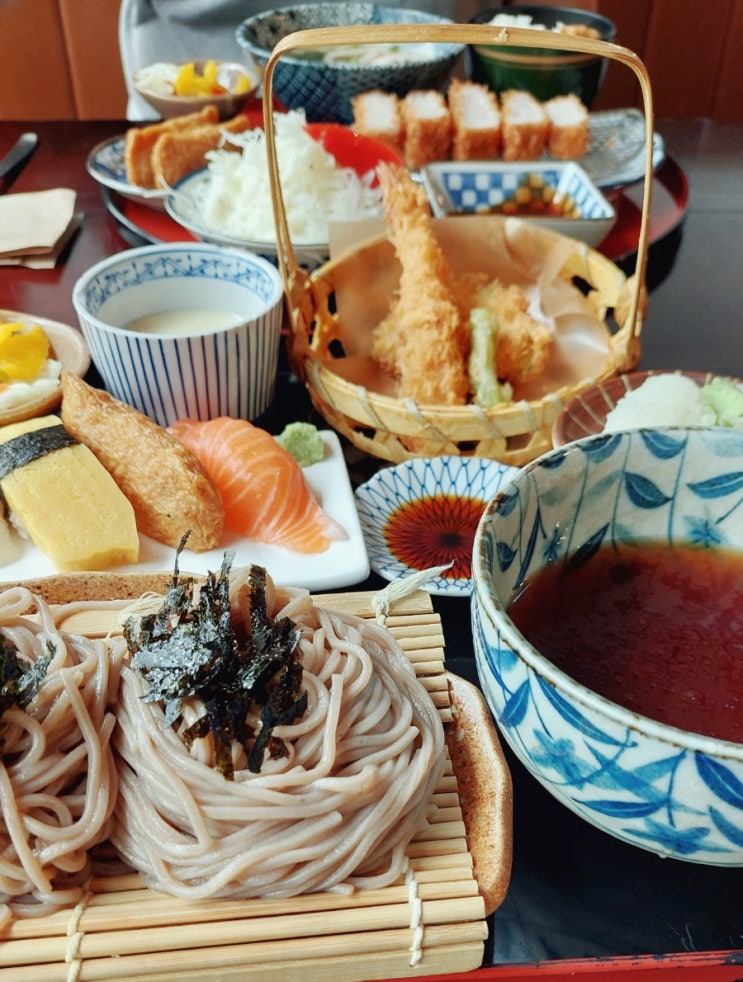  화정 맛집 일식 민쿡다시마에서 소바 정식과 돈카츠 정식 주문!