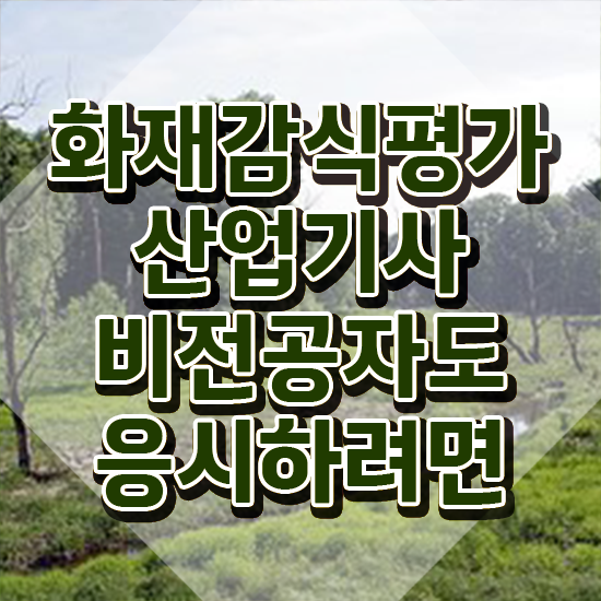  화재감식평가기사 필기시험일정 화재감식평가기사 자격요건 집에서 온라인으로 5달만에 성공한 과정