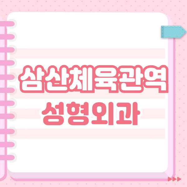  삼산체육관역 성형외과 블랙리스트와 유명한 잘 하는 곳TOP5 소개