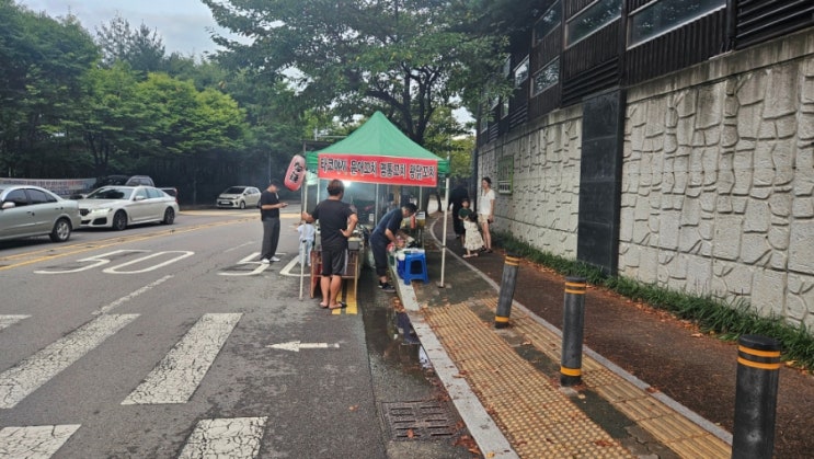  구미 프로지오캐슬 C단지 앞, 꼬치와 문어꼬치 타코야끼