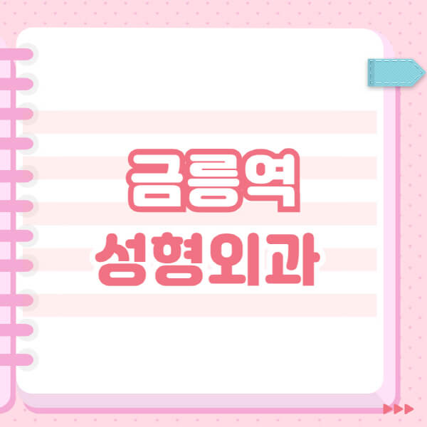  금릉역 성형외과 잘하는 곳과 블랙리스트 추천