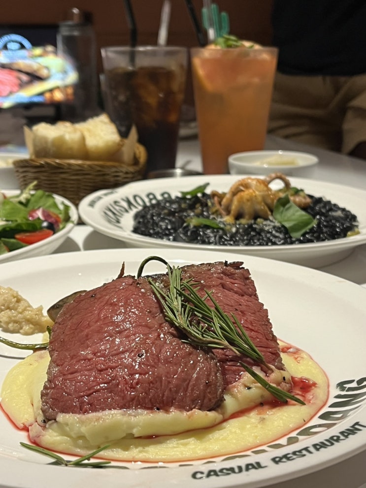  구월동 맛집 뽁식당 구월점 스테이크 리조또 후기