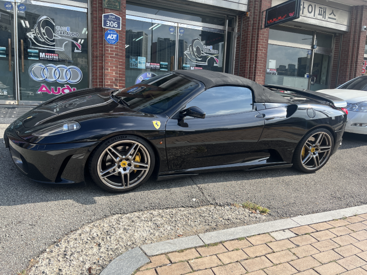  2006 페라리 F430 카오디오 데크 업글 JVC KD-X330BT 수원 카오디오