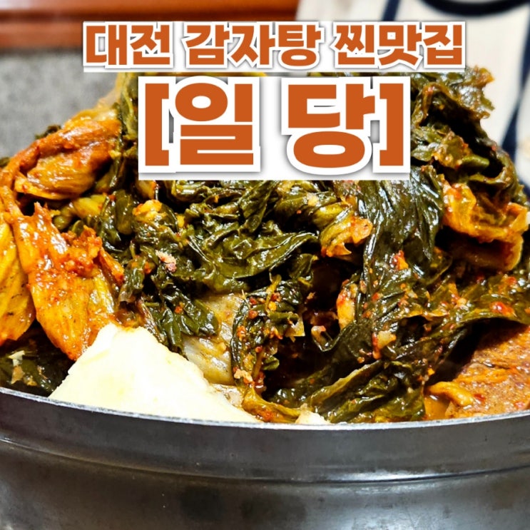  대전맛집 인생감자탕 입에서 살살 녹는 [일당(유성1호점)] 내돈내산 솔직후기