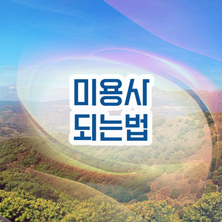  미용사 면허증 발급 , 온라인 과정만으로 4달안에 미용종합면허증 준비할 수 있었어요
