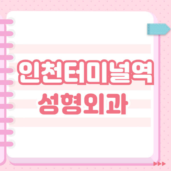  인천터미널역 성형외과 잘하는 곳과 블랙리스트