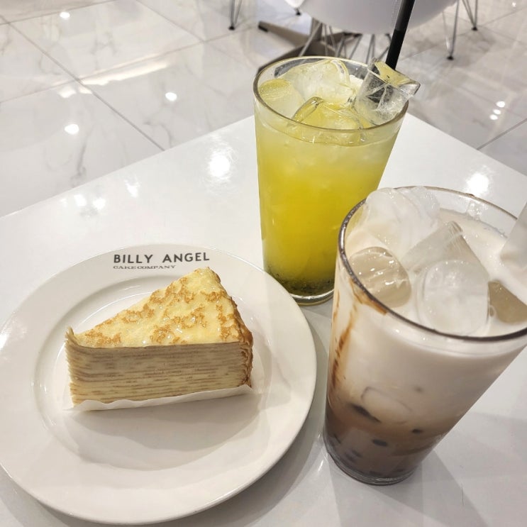  [문정역 카페] 크레이프 케이크가 맛있는 빌리엔젤