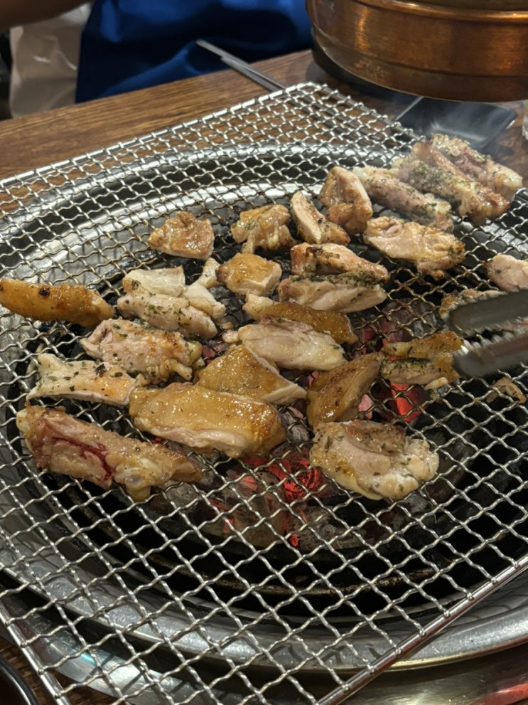  강남역 맛집 '춘천숯불닭갈비' : 10명 단체 모임, 회식 예약 가능
