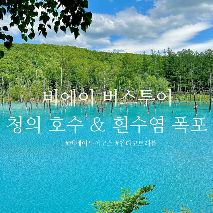  비에이 버스투어 필수 코스 청의 호수, 흰수염 폭포