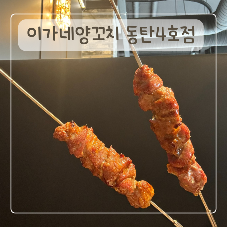  동탄영천동맛집 이가네양꼬치 동탄4호점 후기