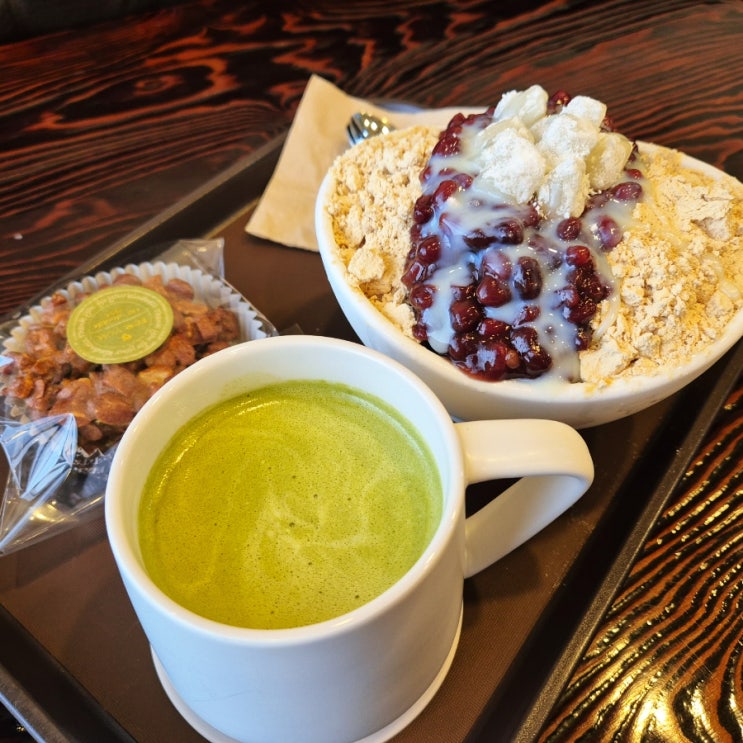  오래 머무르기 좋은 안면도 팥빙수 카페 사색의 길-설빙 못지않은 오리지널 빙수 맛집