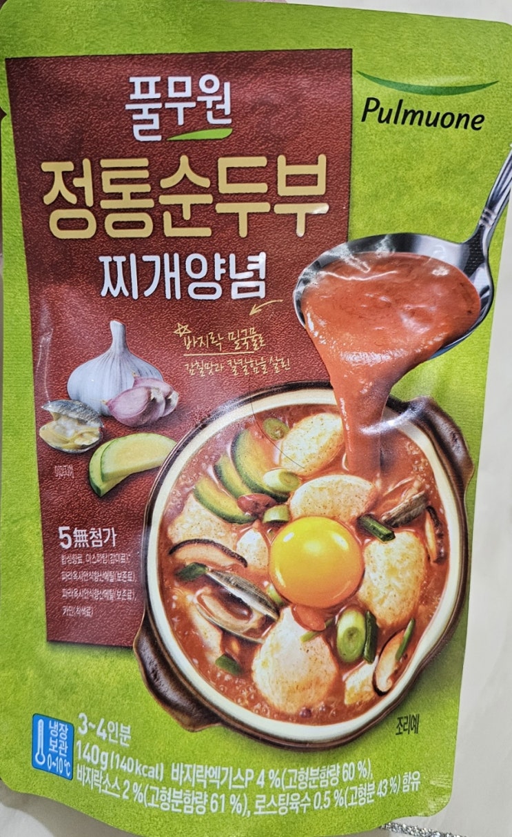  풀무원 정통 순두부 찌개양념