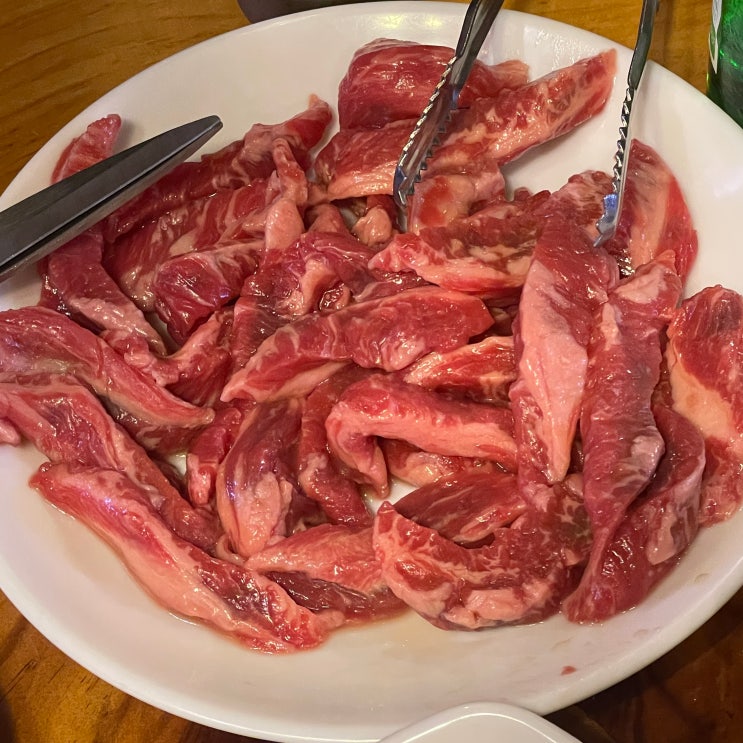  부천 신중동역 고기집 저렴하고 품질좋은 소갈비살 맛집 청아골