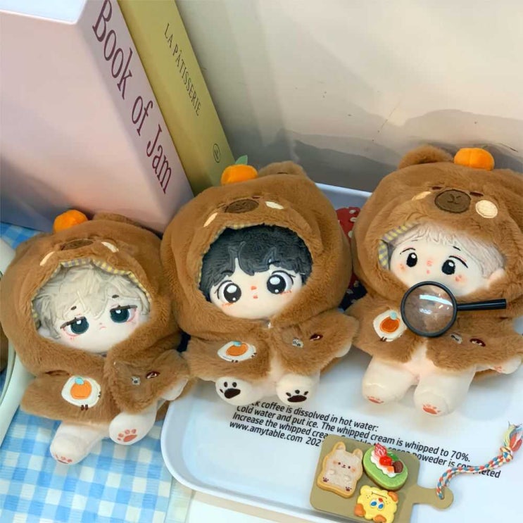  10cm 카피바라 망토 인형옷