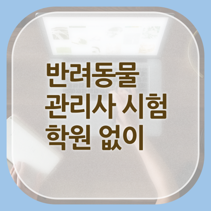  강아지 자격증 , 반려동물관리사 자격증 온라인으로 학습한 후기 및 채용 정보