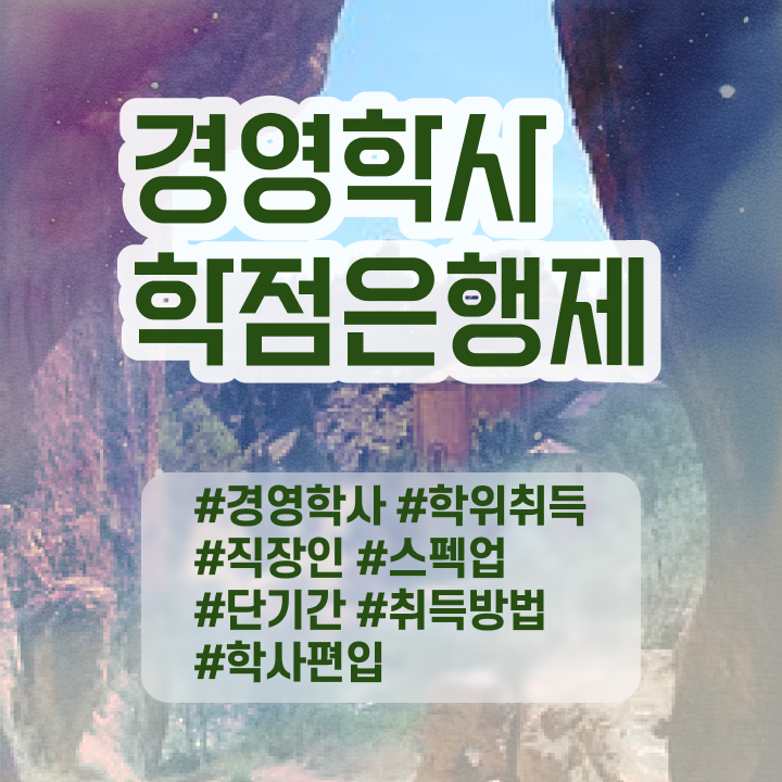  경영학 요약 , 학점은행제 집에서 온라인으로 손쉽게 준비한 전략