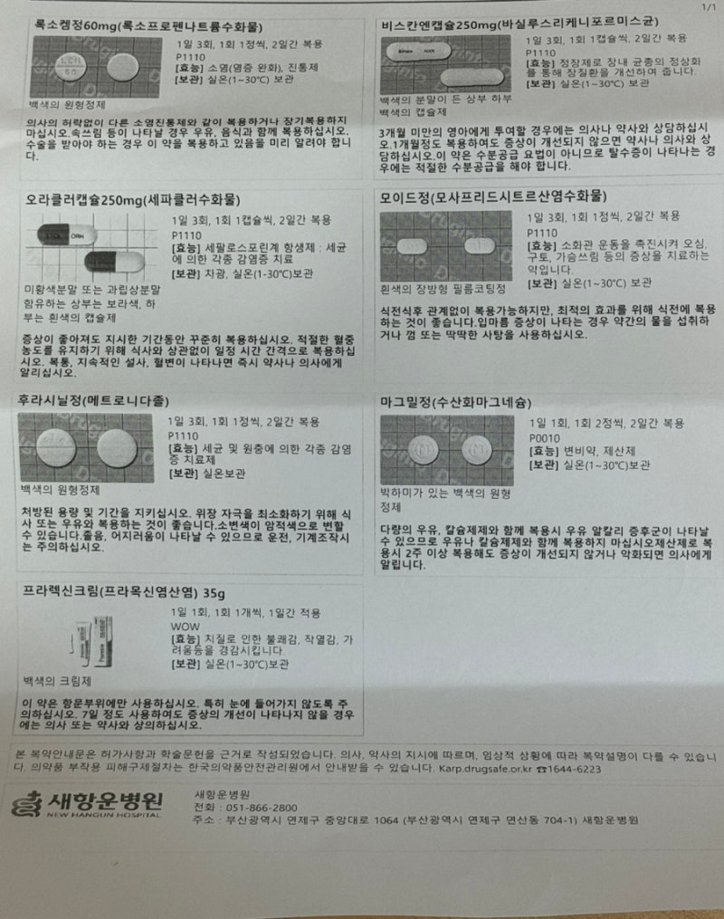 치루수술 후 주의사항 및 관리방법; 먹는약은 언제까지?