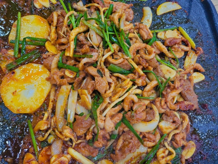  공릉역 맛집/주물럭시키면 오리탕까지 주는 강나루 유황오리주물럭 내돈내산