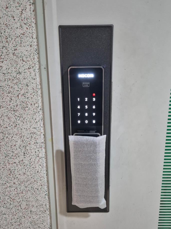  구리도어락 구리 인창동 성원아파트 코콤 도어락 KDL-MP8500S 설치