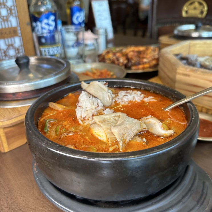 올림픽공원 맛집 해장 점심으로 픽한 방이동 식당 핫한 <b>김대호</b>... 