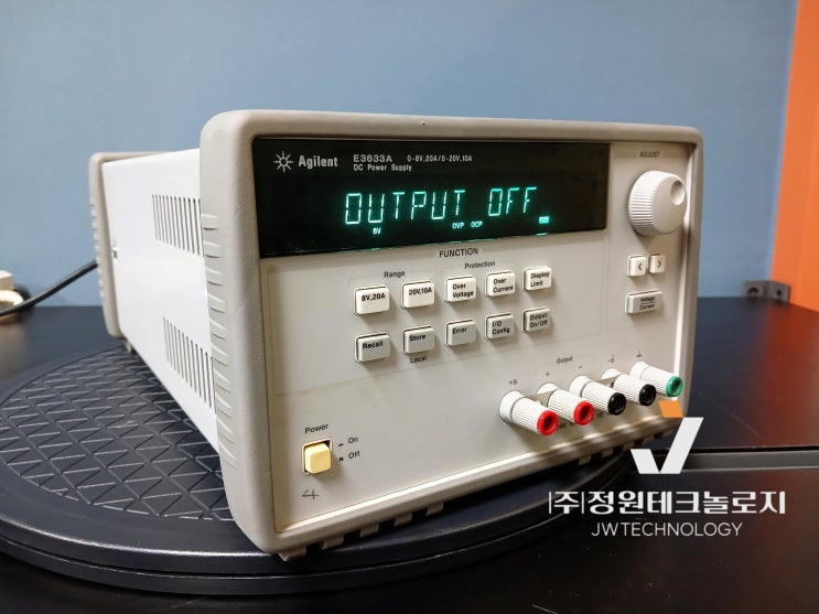  E3633A(8V/20A,20V/10A) DC 파워서플라이 전원공급기 Agilent Power Supply-정원테크놀로지