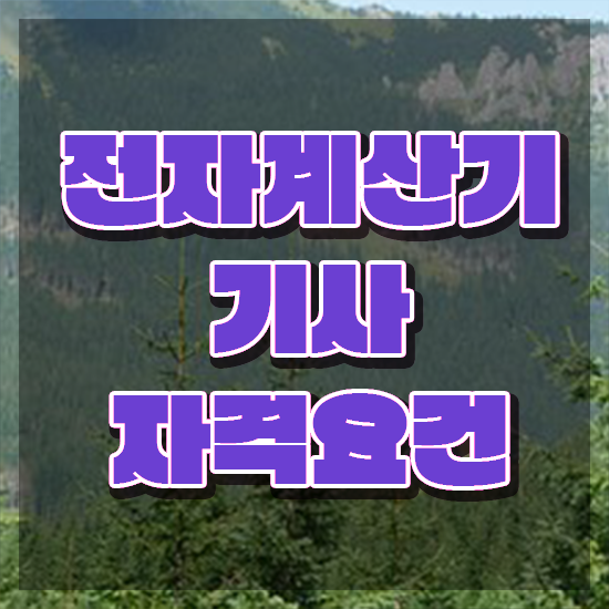  전자계산기기사 자격요건 인강만 듣고 4개월 만에 끝낸 과정