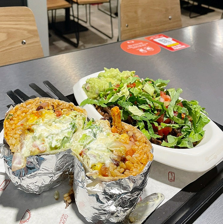  쿠차라 타임스퀘어 메뉴 주문 꿀팁 영등포 부리또 맛집