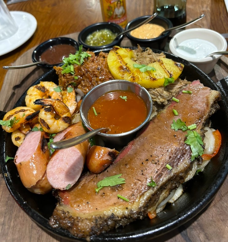  송도 트리플스트리스 바베큐 가성비 맛집 버커스 프롬 오스틴