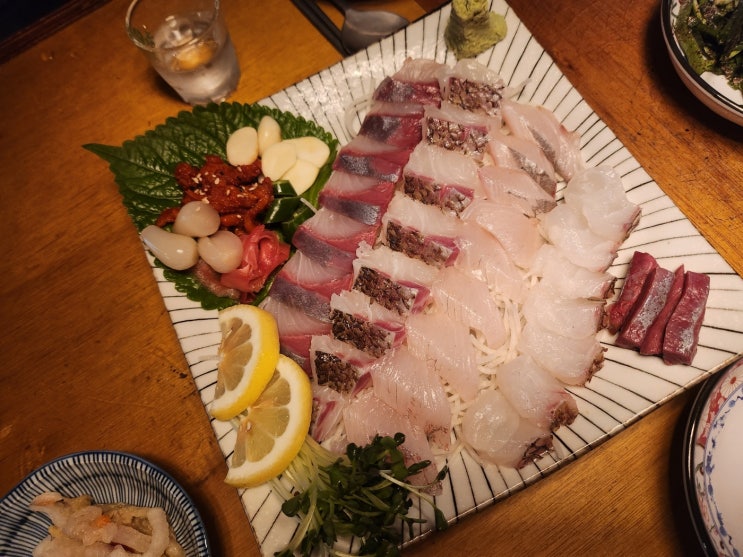  구디 술집 _ 구로디지털단지역 깔깔거리 숙성회 맛집은 심야포차심연
