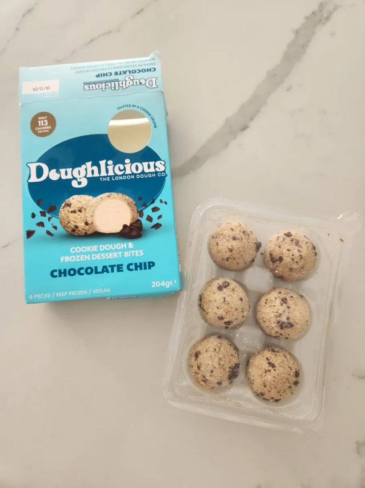  영국 비건 간식 쿠키앤크림 쿠키 도우 Doughlicious 젤라또
