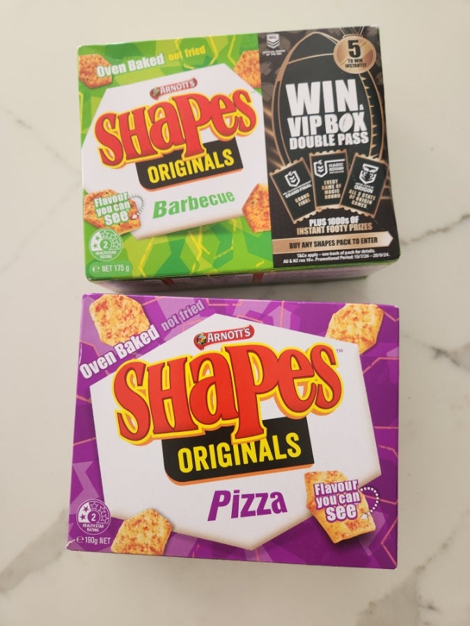  호주 뉴질랜드 대표 과자 회사 Arnott's의 국민과자 쉐입스 Shapes