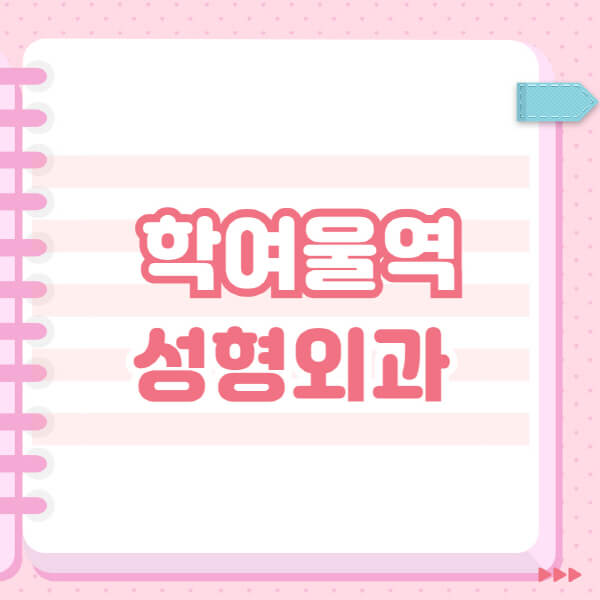  학여울역 성형외과, 코, 눈, 보톡스, 필러, 쌍커풀 후기 및 블랙리스트 소개