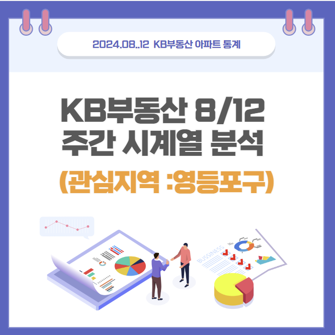  KB부동산 8/12 주간 시계열 분석 (관심지역: 영등포구)
