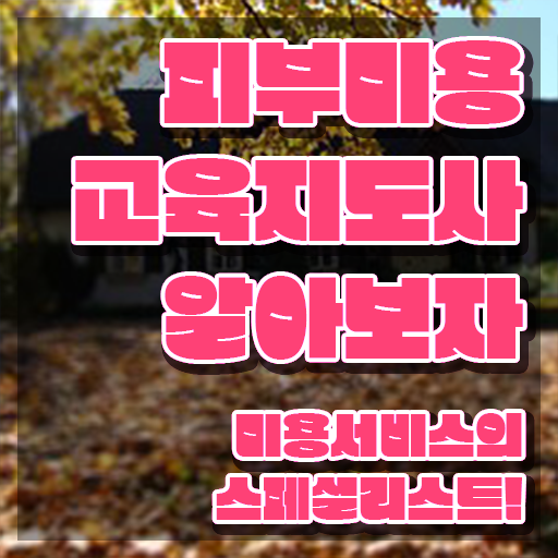  피부미용 후기 , 피부미용교육지도사 자격증 준비한 과정 정보를 알고싶다면