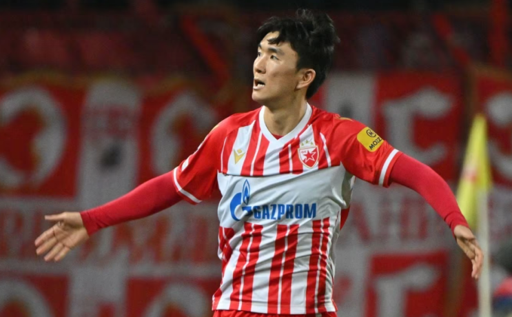 해외파 유럽파 축구선수 FK츠르베나<b>즈베즈다</b> 황인범 <b>설영우</b> 도움