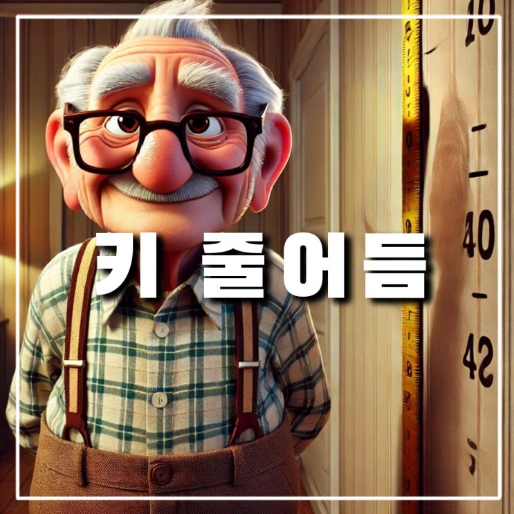  나이 들면 키가 작아지는 이유가 뭘까? 키 줄어듬