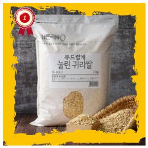 반응이 좋은 바른곡물 부드럽게 <b>눌린</b> 귀리쌀, 2kg, 1개