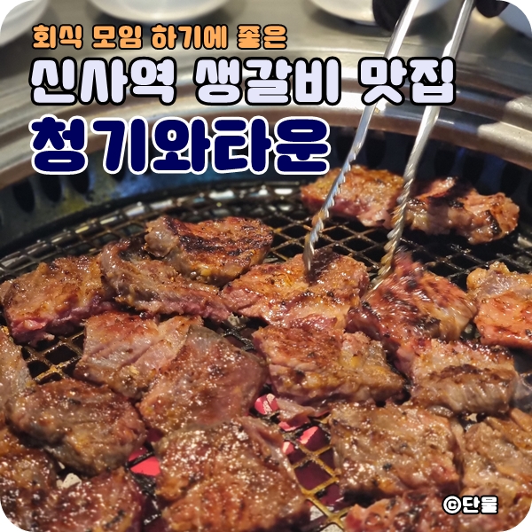  [서울] 콜키지 프리인 회식 맛집 : 청기와타운 신사역점 후기