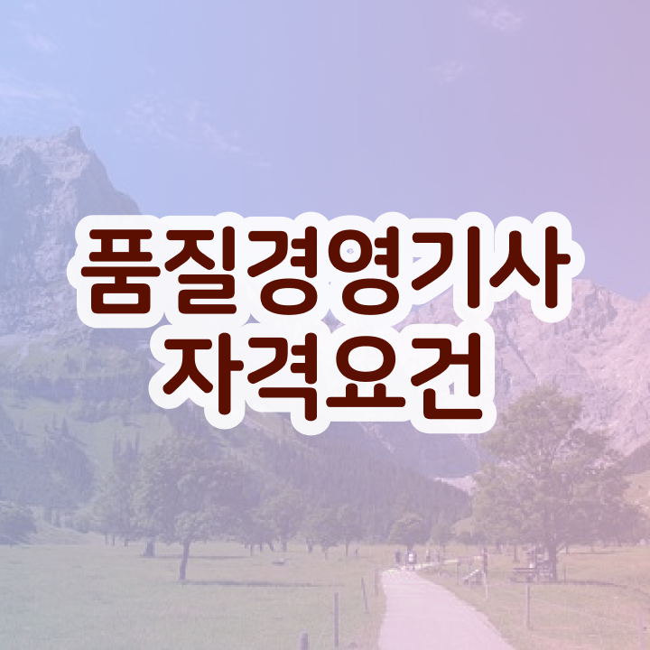  품질경영기사자격증 , 품질경영기사 준비한 방법 , 취득 후 전망  품질경영기사자격증 품질경영기사 응시자격 온라인으로 15주 동안 끝낸 노하우