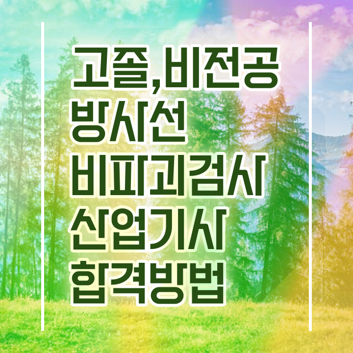  방사선비파괴검사산업기사 시험응시조건 독학으로 반 년만에 성공한 방법