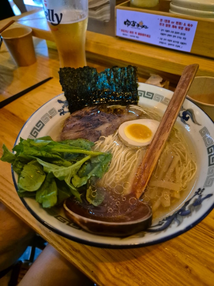  서울역 맛집 유즈라멘 평일 웨이팅 / 시오 매운 쇼유 라멘 / 치킨 가라아게 후기