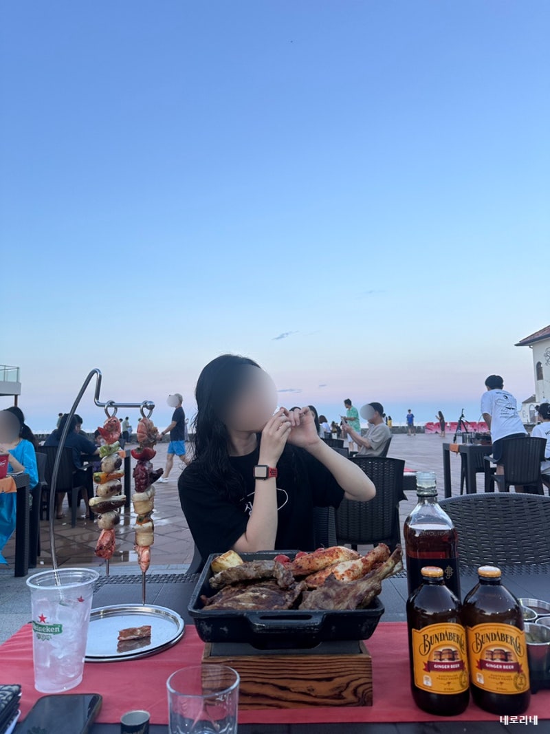 쏠비치 양양 바다가 보이는 야외 바베큐 맛집
