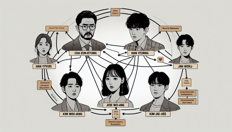  굿파트너 등장인물관계도 정보 차은경 한유리 정우진 김지상 김재희 불륜 바람