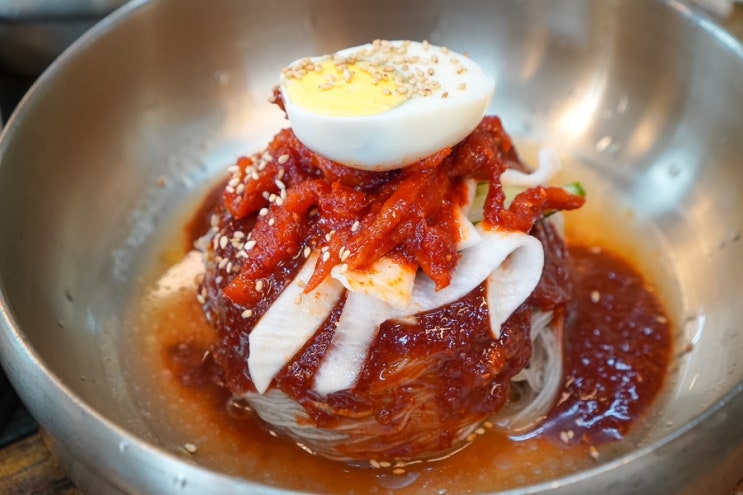  의정부 코다리 냉면 맛집 둔배미 은행나무집